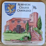 Coaster of Robinson College Cambridge