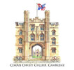Card of Corpus Christi College Cambridge