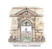 Card of Trinity Hall Cambridge