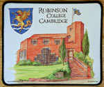 Mouse mat of Robinson College Cambridge