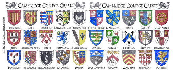 Mug of Cambridge College Crests