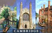fridge magnet of Cambridge