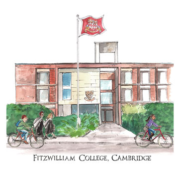 Greeting Card of Fitzwilliam College Cambridge
