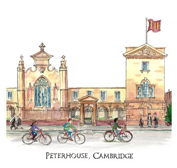 Greeting Card of Peterhouse Cambridge