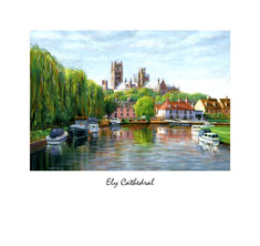 greeting card of Ely, Cambridgeshire