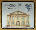 Mouse mat of Emmanuel College, Cambridge