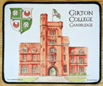 Mouse mat of Girton College, Cambridge