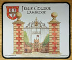 Mouse mat of Jesus College, Cambridge