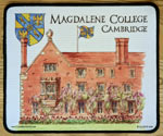 Mouse mat of Magdalene College, Cambridge