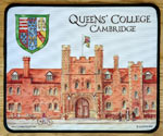 Mouse mat of Queens' College, Cambridge