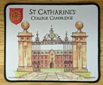 Mouse mat of St Catharine's College, Cambridge