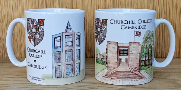 Mug of Churchill College Cambridge
