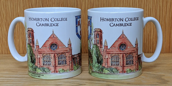 Mug of Homerton College Cambridge