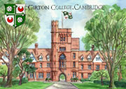 Girton College, Cambridge postcard