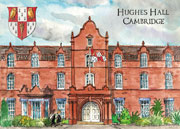 Hughes Hall, Cambridge postcard