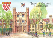 Trinity College, Cambridge postcard